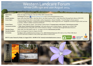 Western Landcare Forum 